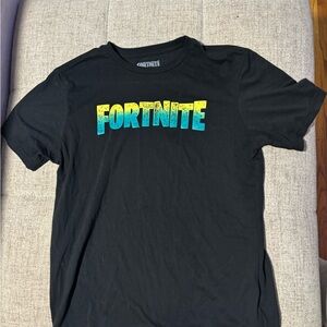 Black Fortnite Graphic T-Shirt